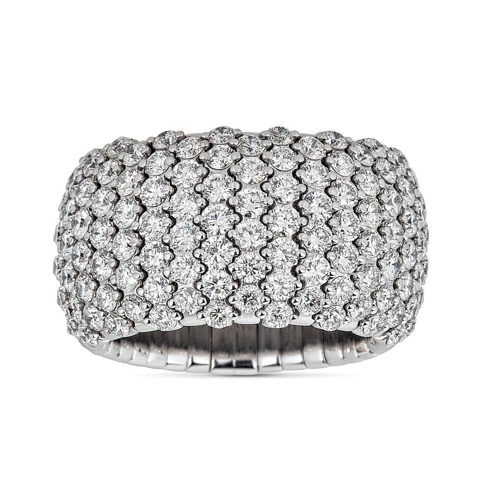 Stretch Ring with Diamonds