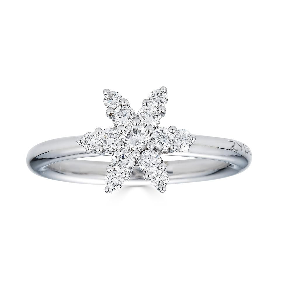 Six Peak Flower Ring