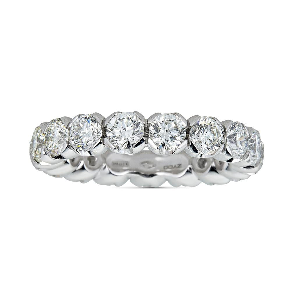 White Gold Eternity Ring with Diamonds