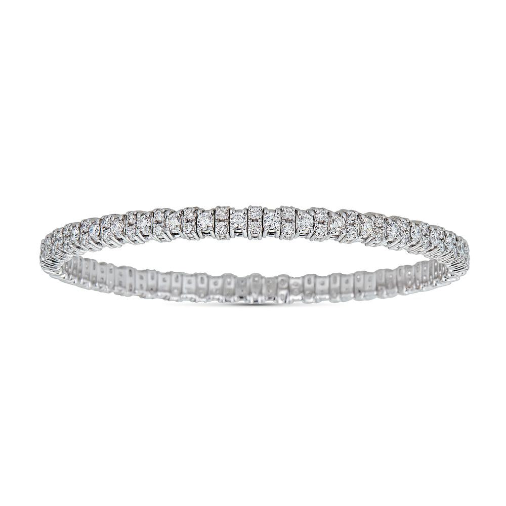 Stretch Bracelet with Diamonds